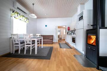 Фото номера Коттедж с 1 спальней и сауной Курортные отели Holiday Resort Harjun Portti г. Пункахарью 8