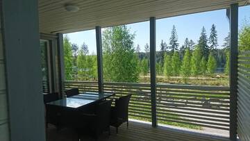 Фото номера Дом с 2 спальнями Курортные отели Holiday Resort Harjun Portti г. Пункахарью 11